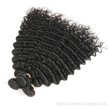 Unprocessed Human Hair Deep Wave Luxury Hair Extensions,12A Grade Best Quality Virgin Cambodian Hair